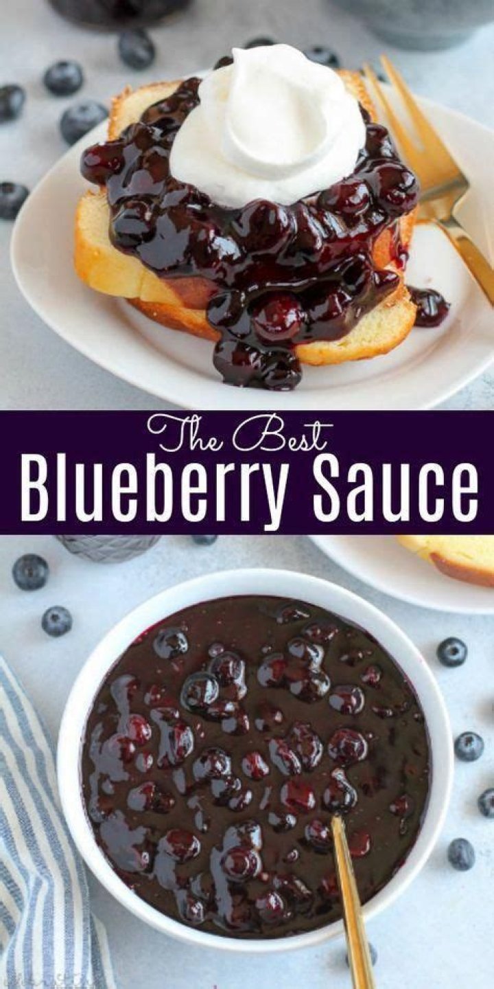 Blueberry Sauce - Celebrating Sweets