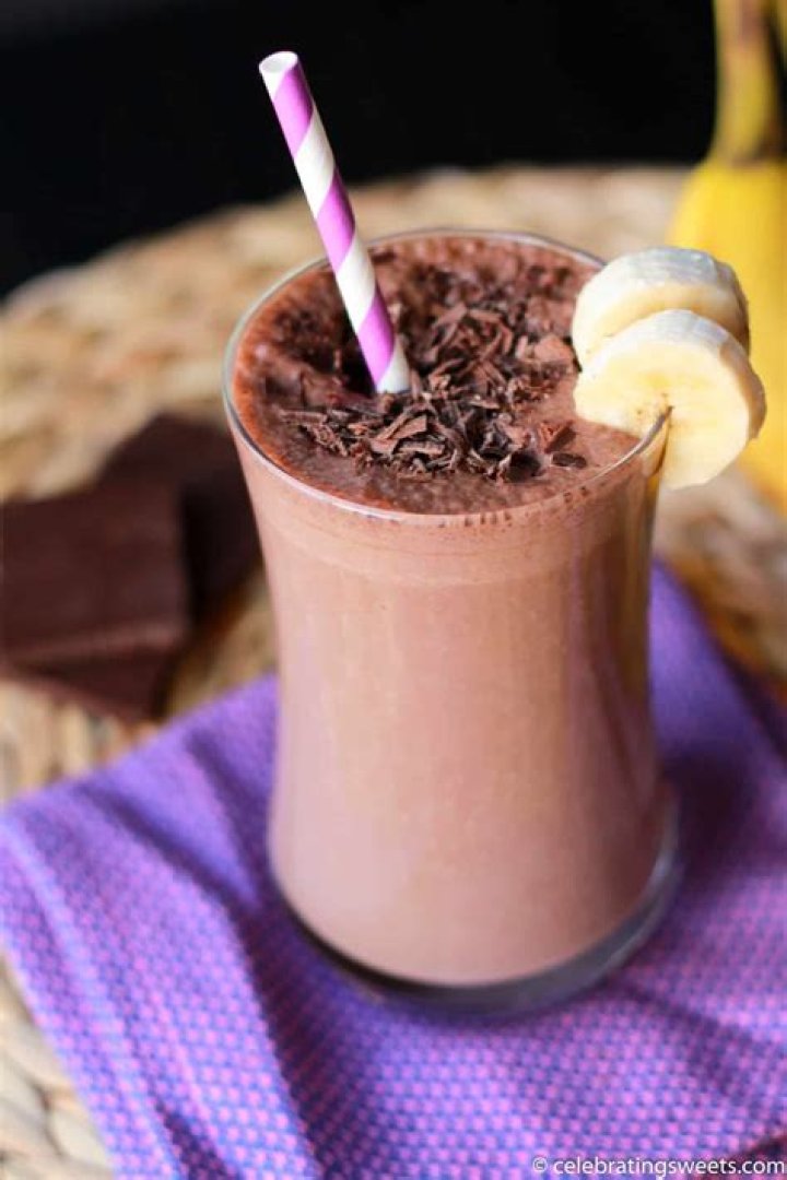 Chocolate Peanut Butter Banana Smoothie
