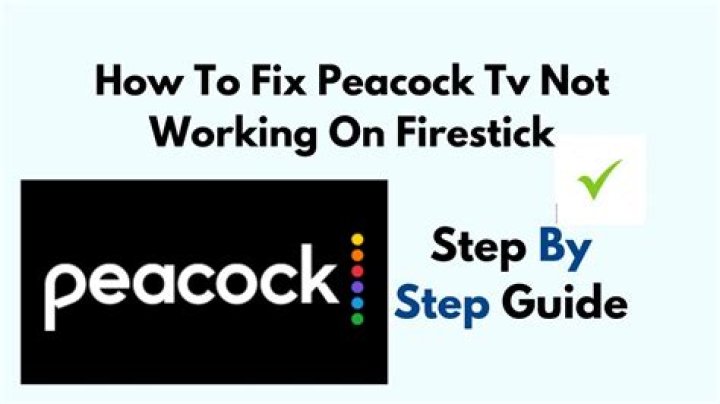 How to Fix Peacock Not Working on Firestick? - SarkariResult