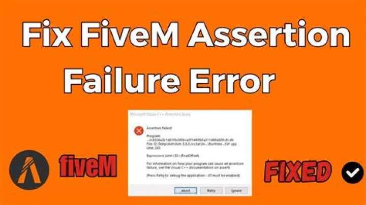 How to Fix / Solve Assertion Failure on FiveM - SarkariResult