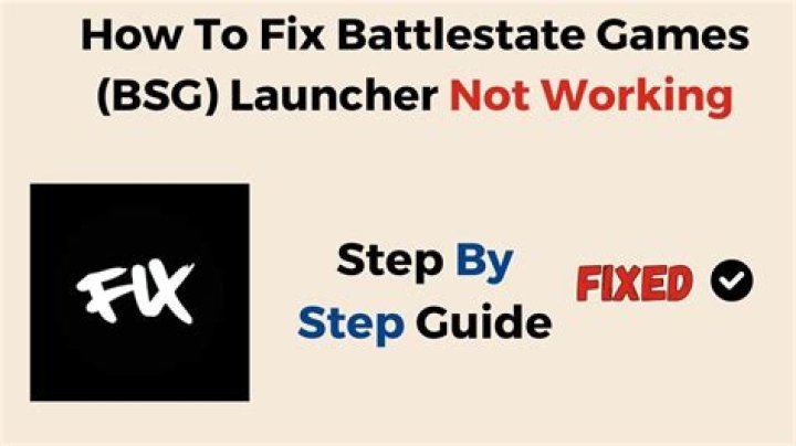 How to Fix / Solve: Battlestate Games (BSG) Launcher Not Working - SarkariResult
