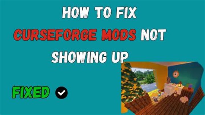 How to Fix / Solve CurseForge Mods Not Showing Up - SarkariResult