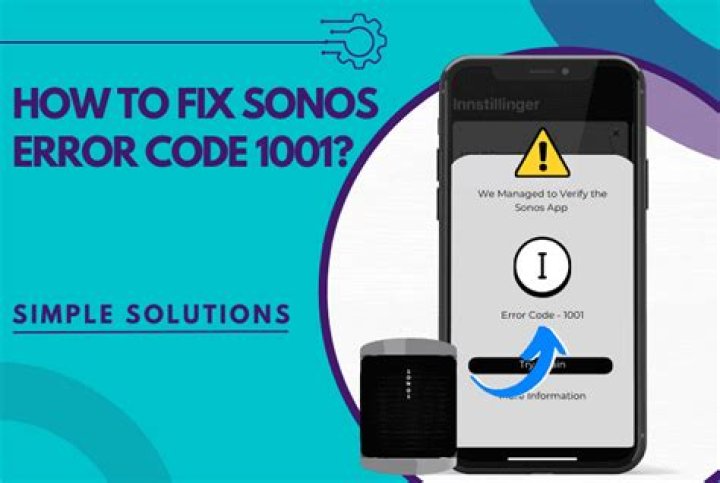 How to Fix Sonos Error Code 1101? - SarkariResult