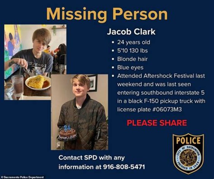 Jacob Clark-Jendrock Missing: Mystery as California Men Go Missing From Music Festival - SarkariResult