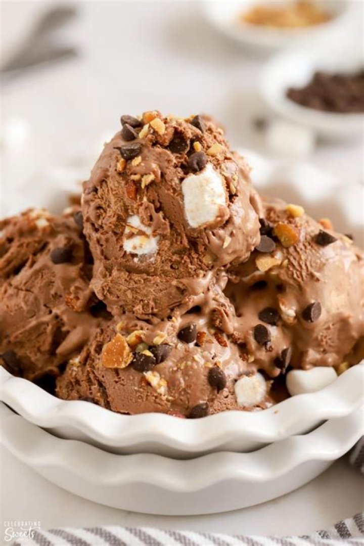 Rocky Road Ice Cream (fully loaded & so easy)